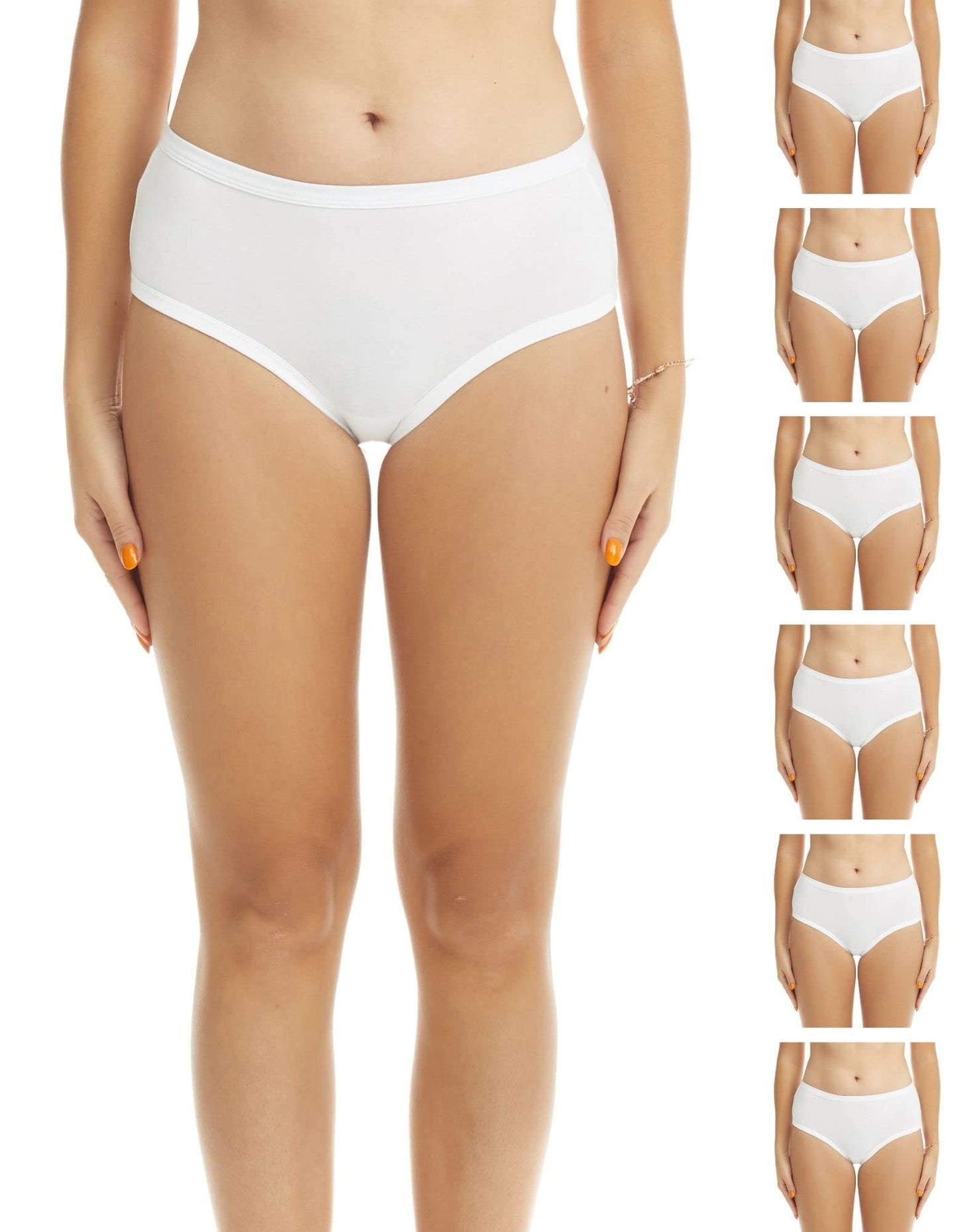 ESTEEZ Women's Breathable Soft Stretch Cotton Underwear - Mid/High Rise Briefs - Low Rise Bikini - Boyshorts