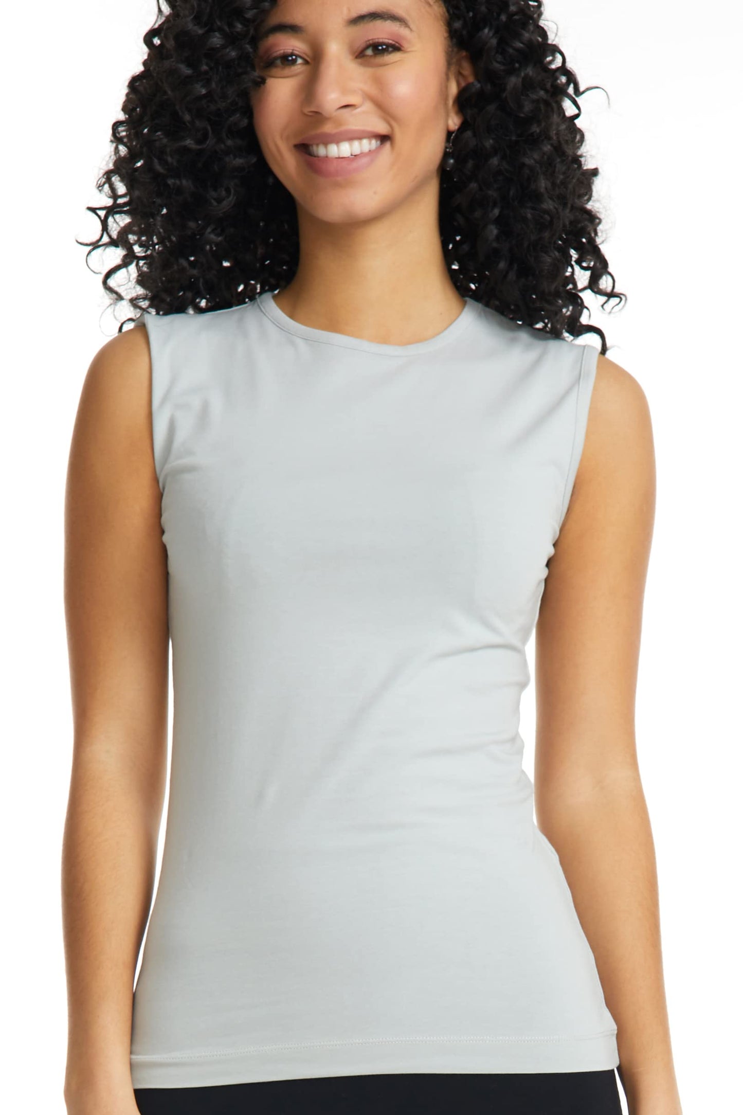 ESTEEZ Women's Tank Top Base Layering Camisole Fitted Sleeveless T-Shirt