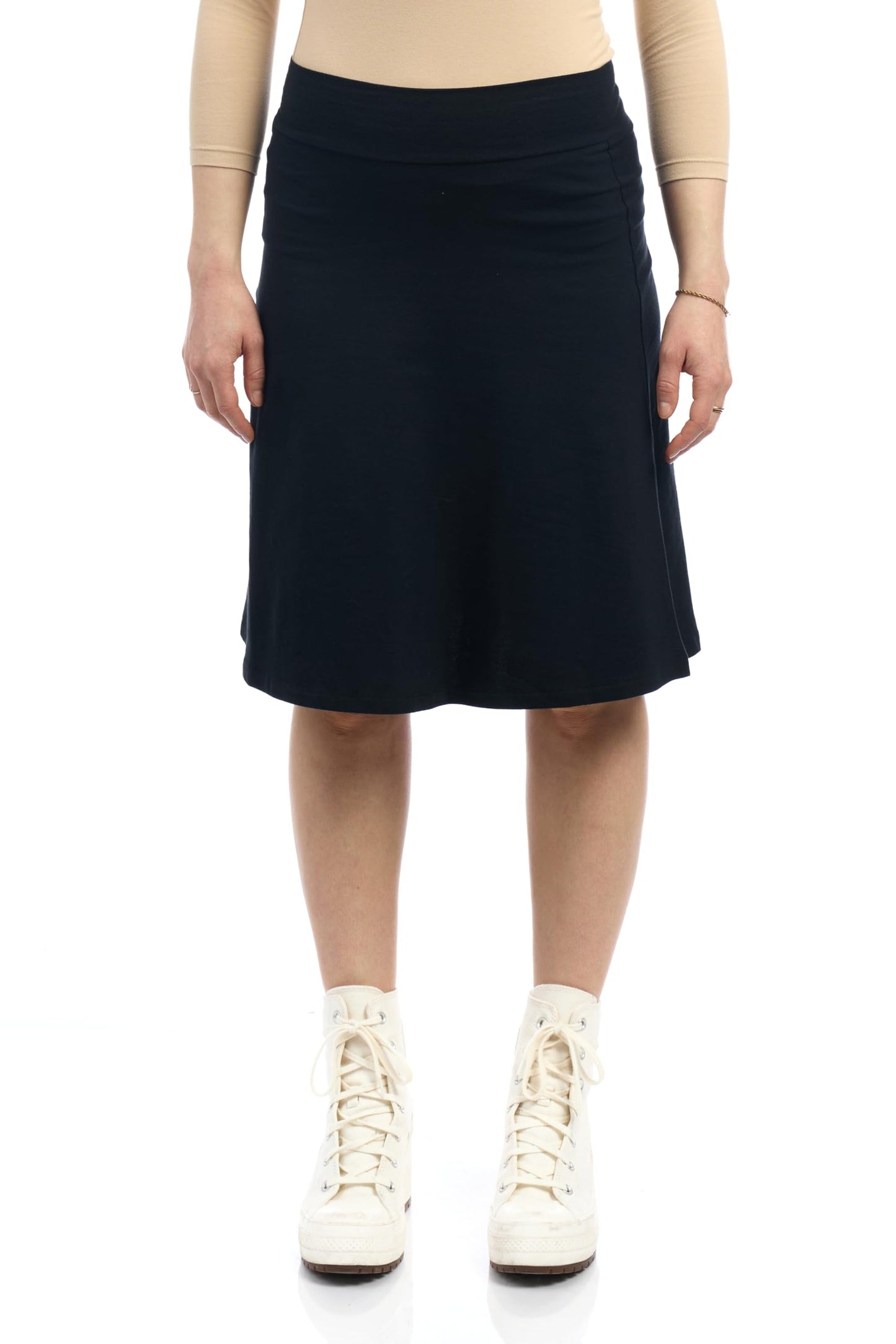 ESTEEZ Womens Cotton A-Line Skirt 23 Inch 25 Inch 27 Inch