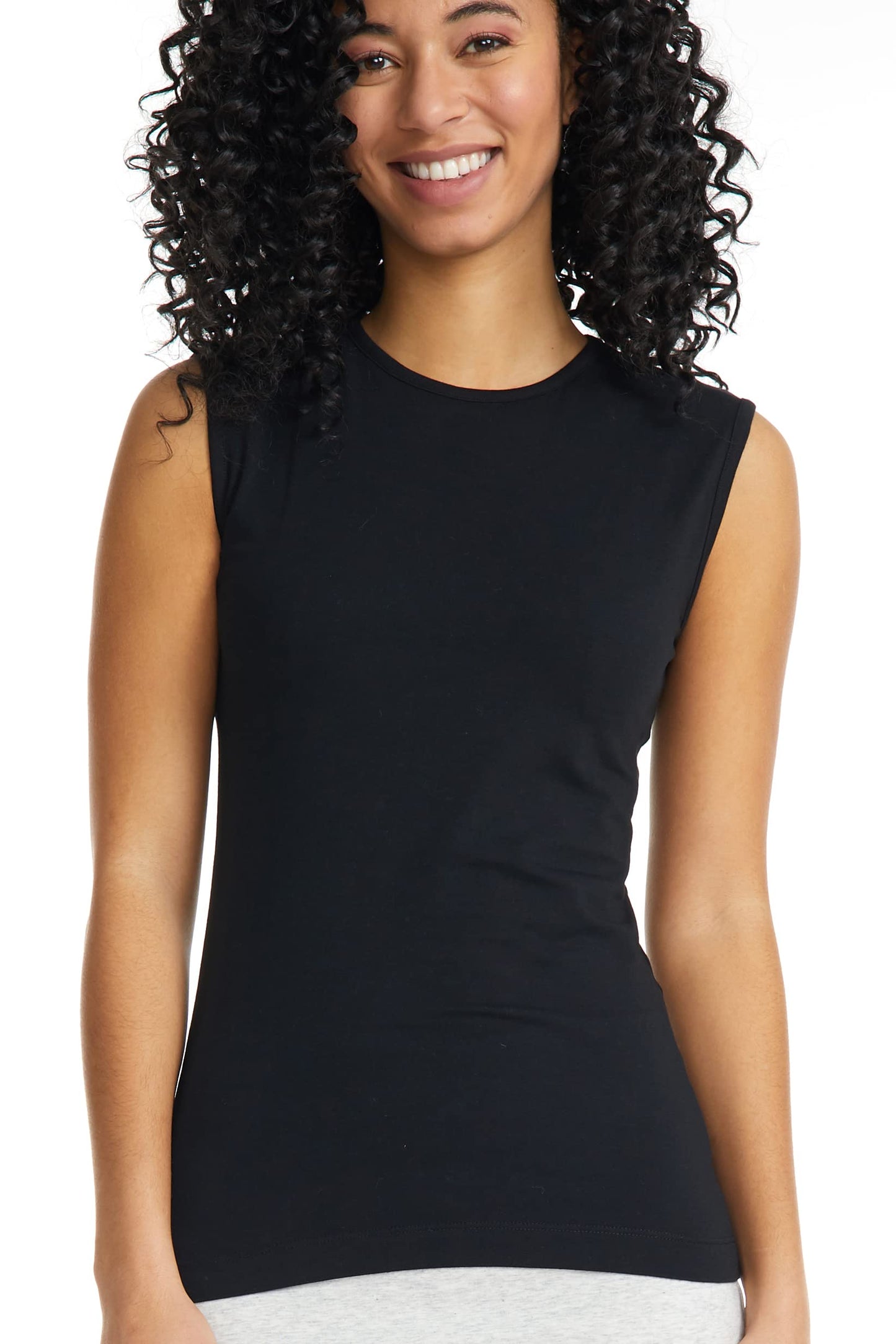 ESTEEZ Women's Tank Top Base Layering Camisole Fitted Sleeveless T-Shirt