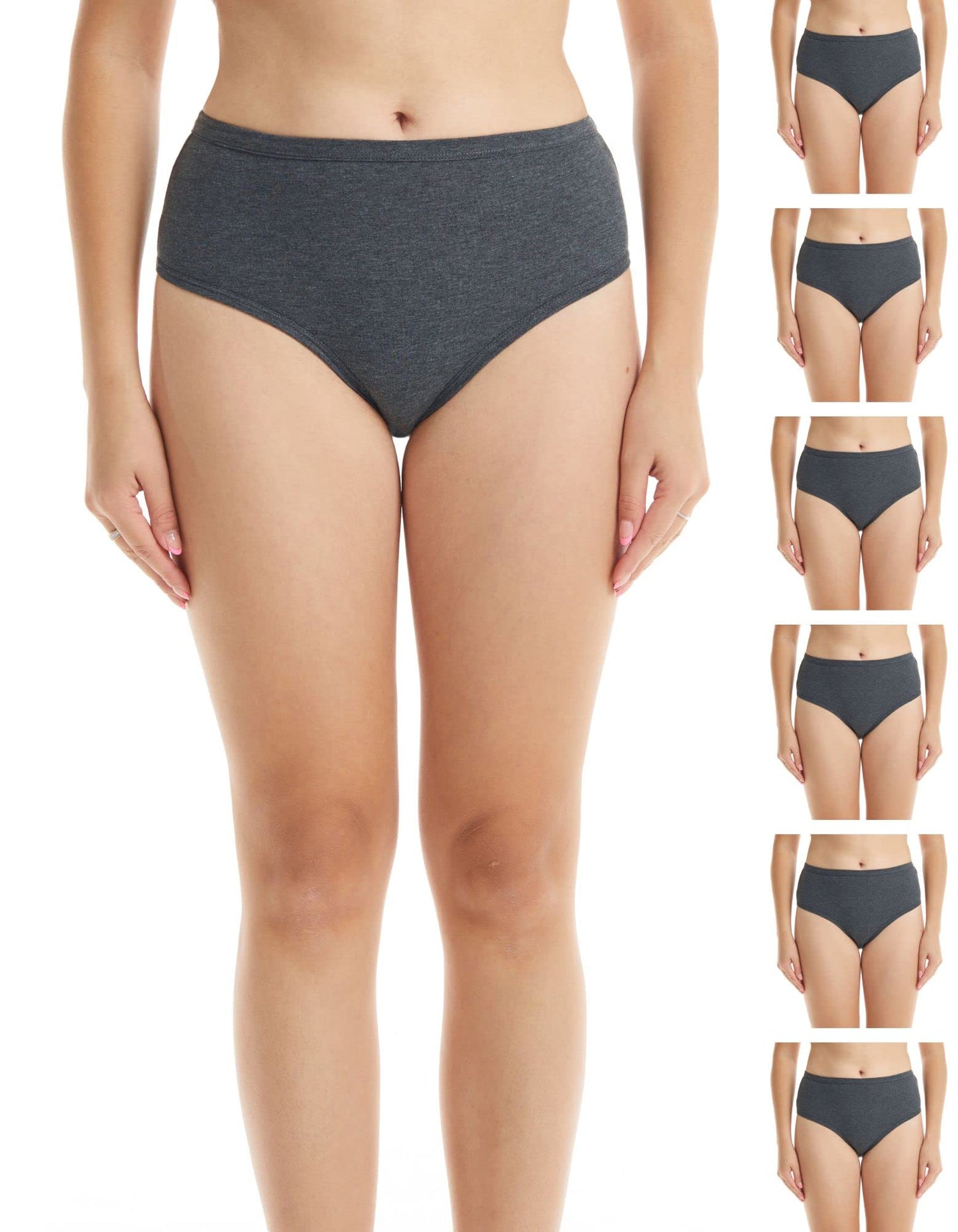 ESTEEZ Women's Breathable Soft Stretch Cotton Underwear - Mid/High Rise Briefs - Low Rise Bikini - Boyshorts