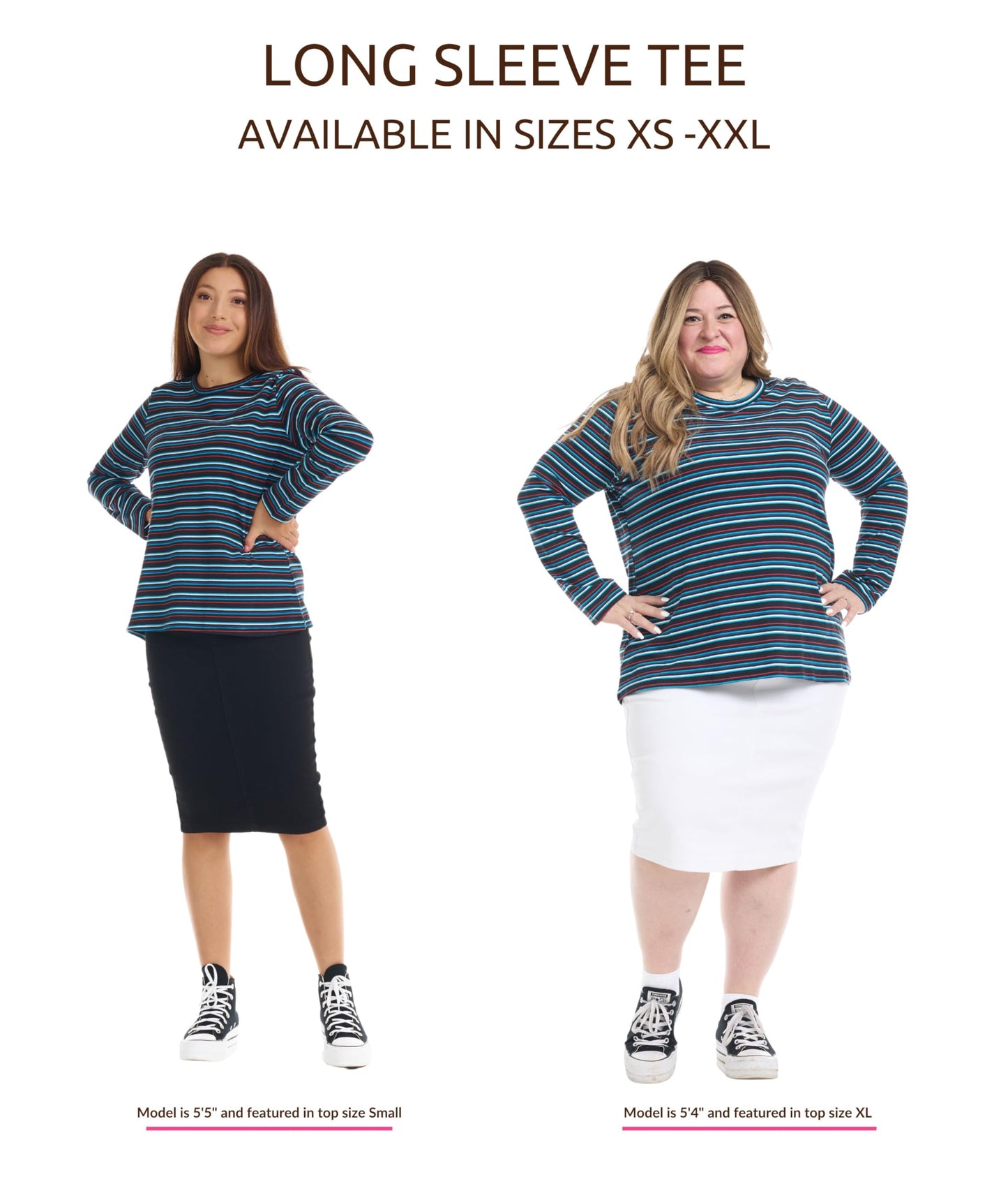 ESTEEZ Comfy Long Sleeve Casual Crew Neck Top for Women