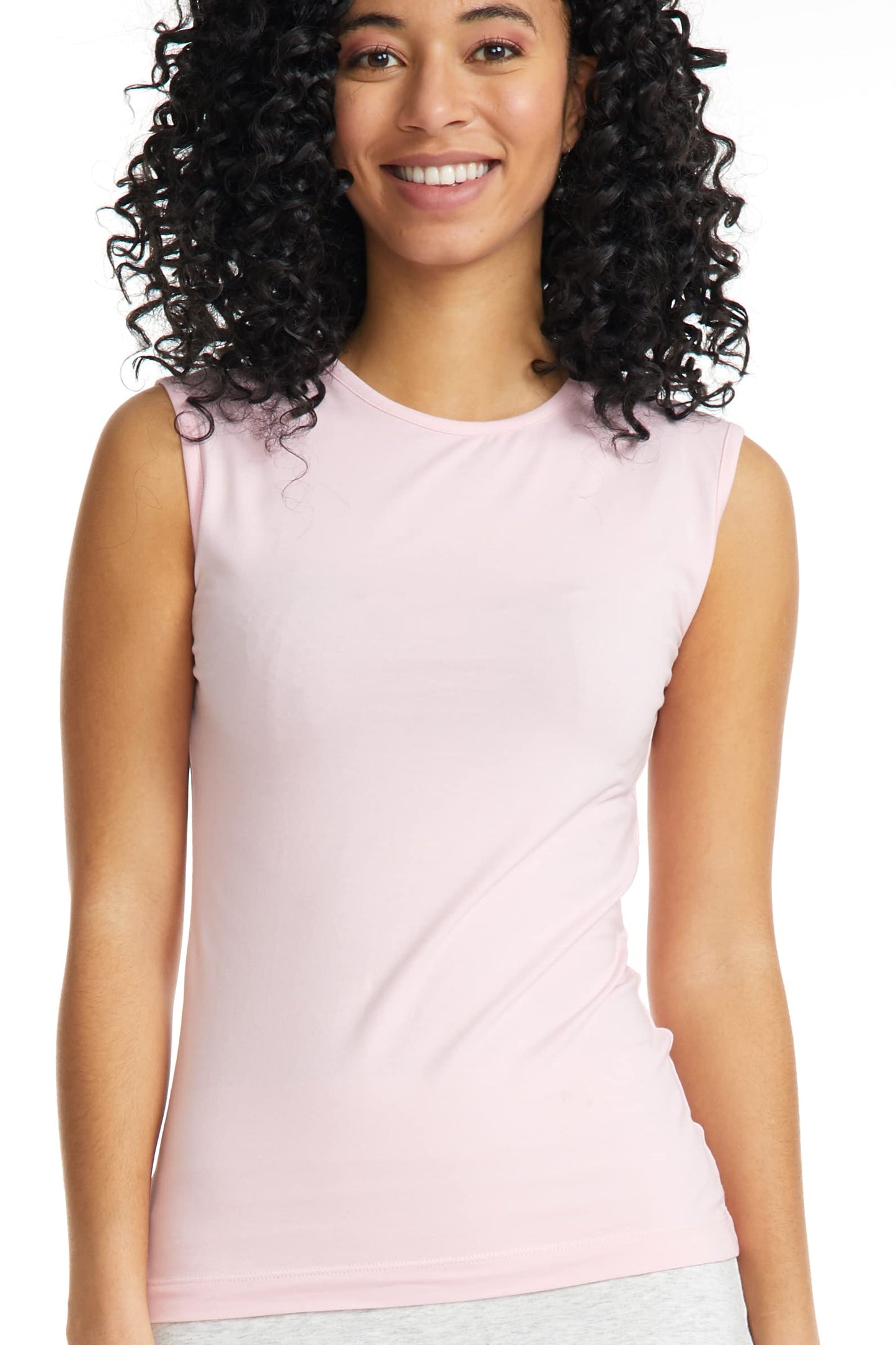 ESTEEZ Women's Tank Top Base Layering Camisole Fitted Sleeveless T-Shirt