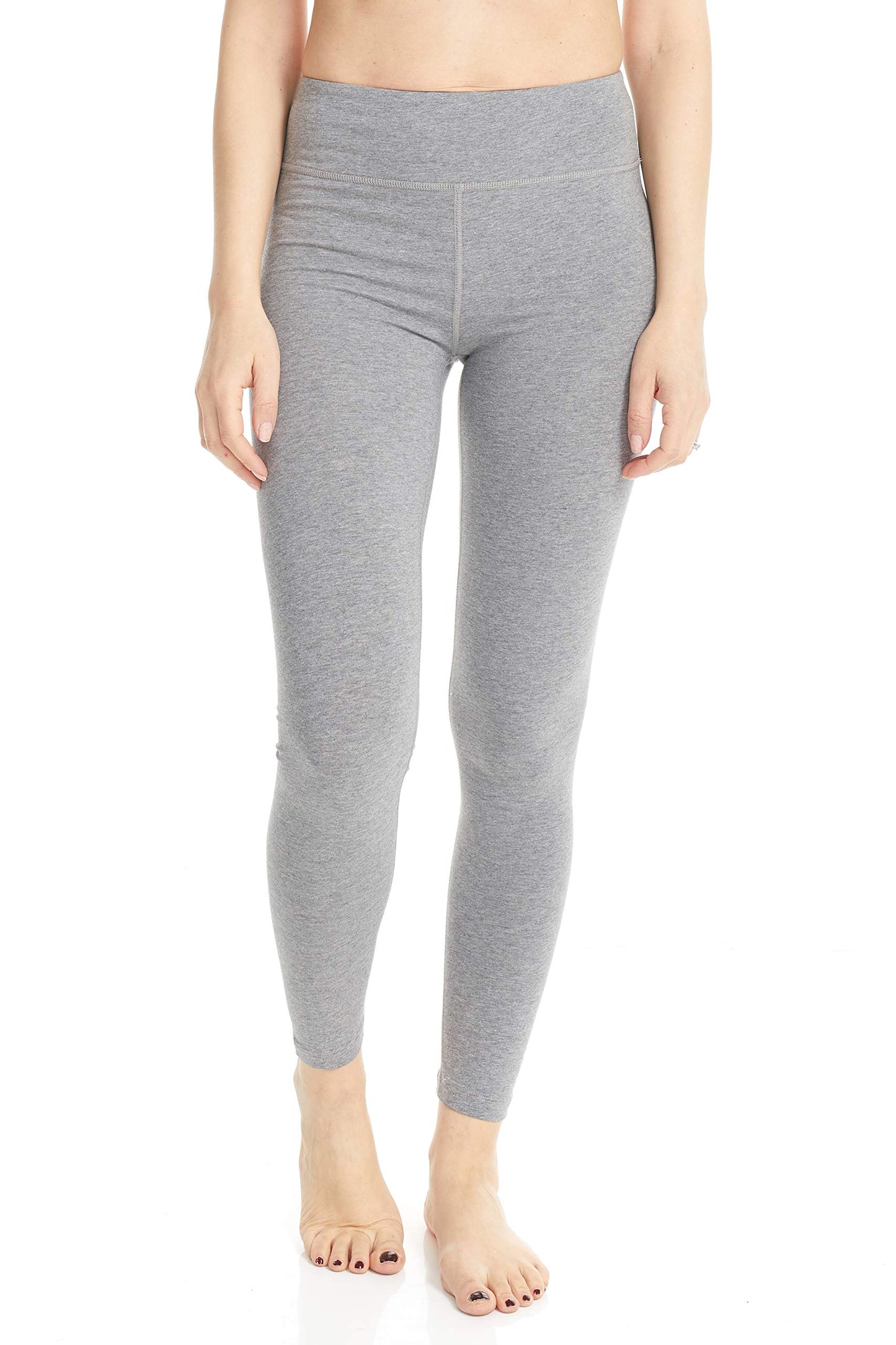 ESTEEZ High Waisted Soft Cotton Spandex Leggings-Shorts for Women - Full Leg - Capri - Biker Shorts - Shorts