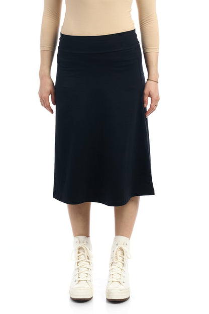 ESTEEZ Womens Cotton A-Line Skirt 23 Inch 25 Inch 27 Inch