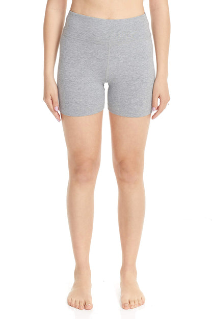 ESTEEZ High Waisted Soft Cotton Spandex Leggings-Shorts for Women - Full Leg - Capri - Biker Shorts - Shorts