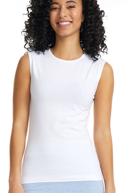 ESTEEZ Women's Tank Top Base Layering Camisole Fitted Sleeveless T-Shirt