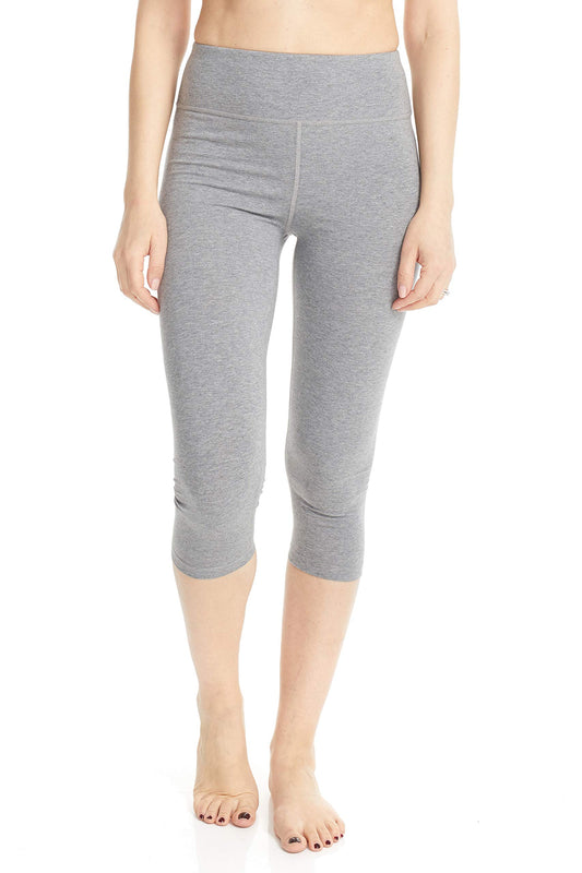 ESTEEZ High Waisted Soft Cotton Spandex Leggings-Shorts for Women - Full Leg - Capri - Biker Shorts - Shorts