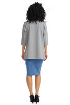 Gray oversized loose comfortable tee for women