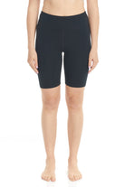 Black High Waisted Cotton Biker Shorts - 8" inseam - Premium Shorts from Esteez - Just $20! Shop now at Esteez