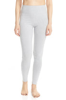 Light Grey Cotton Spandex Full Leggings - 27" inseam - Premium Leggings from Esteez - Just $25! Shop now at Esteez