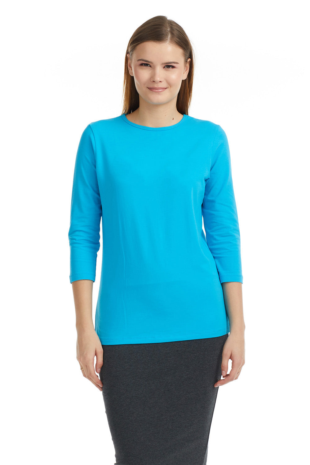 Loose Fit 3/4 Sleeve T-Shirt