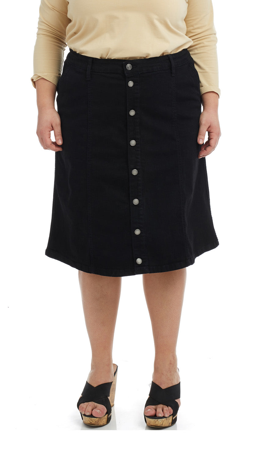 black modest tznius jean skirt for women and teens