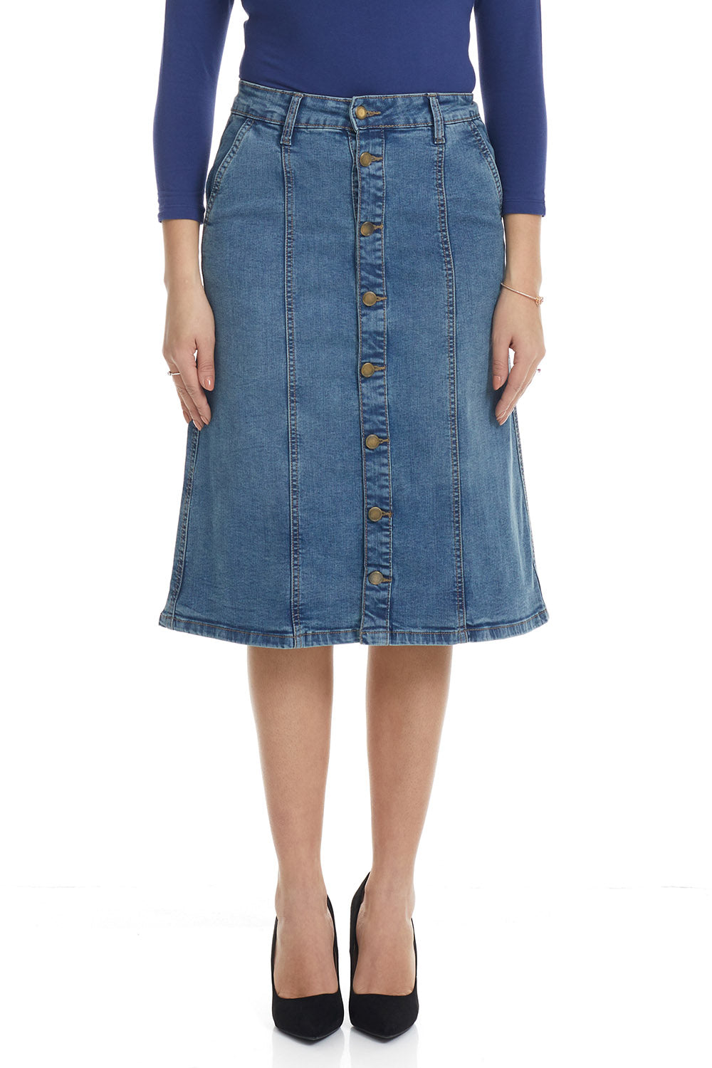 Blue A-Line Denim Skirt | Skirts | Tommy Hilfiger