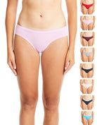 assorted colors bikini panties underwear cotton soft high rise midrise women woman ladies