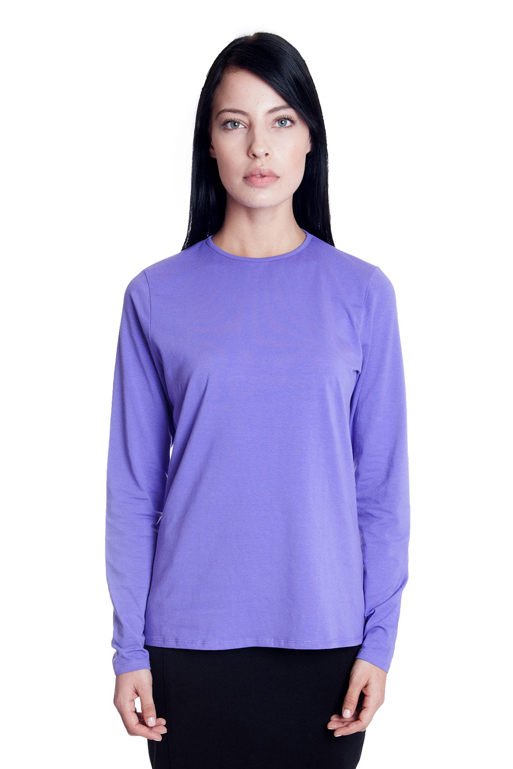 Long Sleeve Relaxed Fit Crewneck T-Shirt